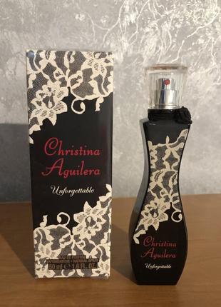 Christina aguilera unforgettable edp. 50 ml. новий оригінал