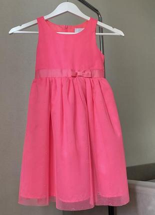 Платье для девочки розовое