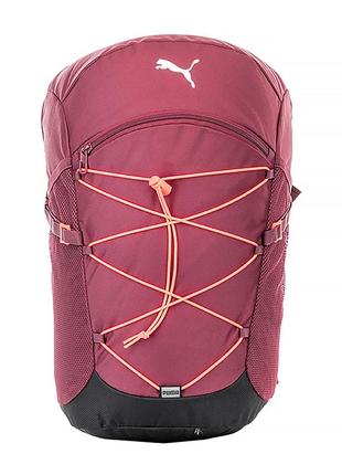 Мужской рюкзак puma plus pro backpack  бордовый one size (7d7952107 one size)
