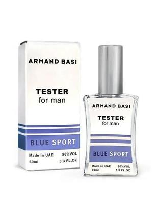 Armand basi blue sport tecтер new чоловічий 60 мл