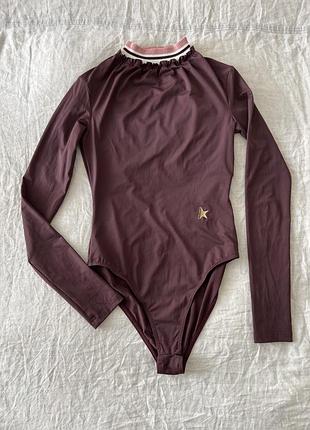Бордовый топ-боди golden goose