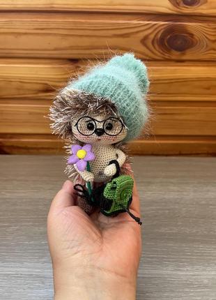 В лоскутная крючком интер&amp;20 игрушка амигуруми ежиков