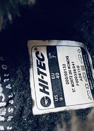 Трекинговые ботинки hi-tec st moritz 200 termo оригинал, зимние сапоги меховые р407 фото