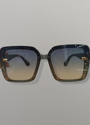 New 2024! новые красивые солнцезащитные очки с блеском под стеклом