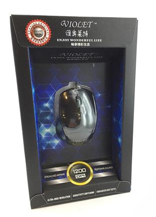 Мышь violet u116 usb black