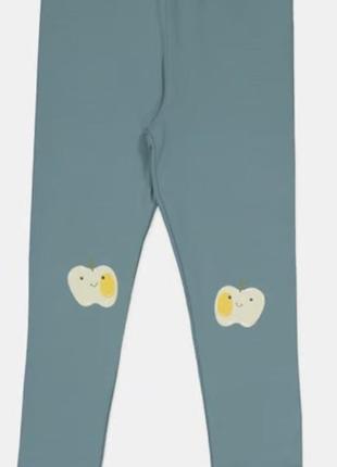 2 шт комплект дитячі легінси з органічної бавовни (комплект 2шт) німеччина на 1-2 роки та 2-4 роки