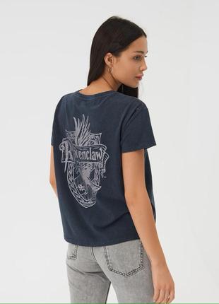 Xxs фірмова підліткова футболка з вареним ефектом гаррі поттер harry potter sinsay