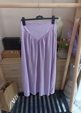 Лавандова максі спідниця zara