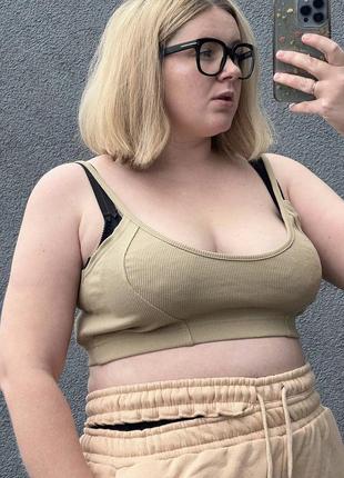 Майка топ бра