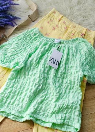 Текстурированная футболка zara 11-12 лет (146-152 см)