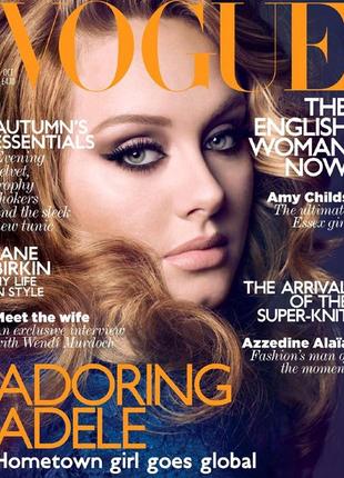 Журнал vogue uk (october 2011), журналы вог британия, адель, мода и стиль