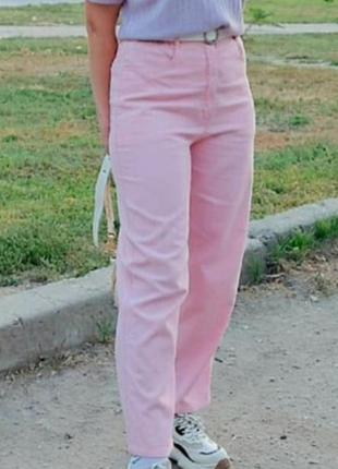 Жіночі рожеві бавовняні штани, м, 38