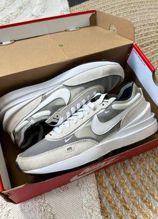 Кроссовки nike waffle one «one grey»