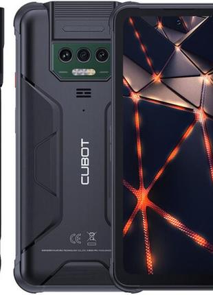 Смартфон cubot kingkong 8 6/256gb green, global nfc, ip69k, 48+2+0,3/16мп, ips 6.52", mt8788v, 10600mah