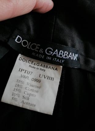 Оксамитові прямі штани від dolce & gabbana