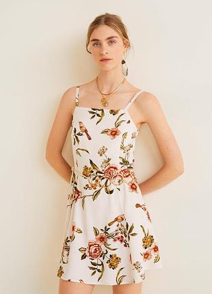 Повседневное платье на бретелях от mango