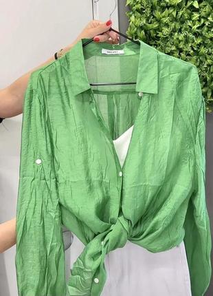 Сорочка зелена