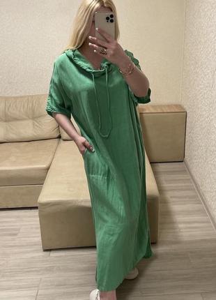 Женское длинное платье италия