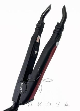 Професійний апарат для нарощування волосся loof l-688 red/black