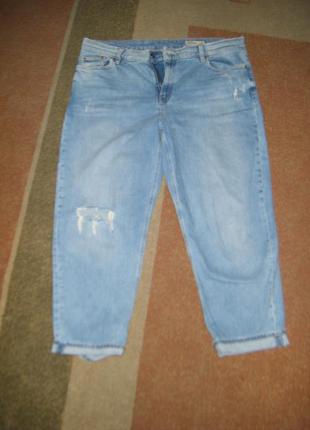 Стрейчевые рваные джинсы boyfriend, размер xl - 18 - 52