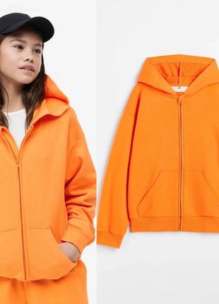 Кофта куртка олімпійка худи свитшот для дівчинки оригінал h&m