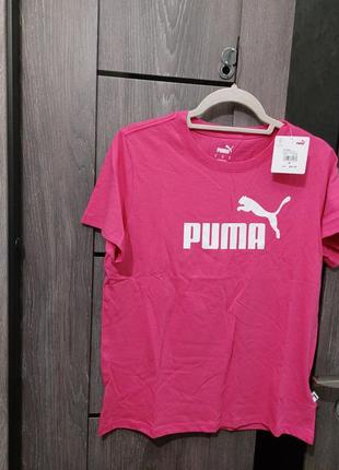 Футболка puma pink пума рожева м
