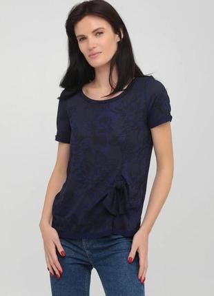 Женская трикотажная блуза футболка большого размера 54-56