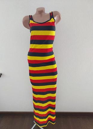 Коттоновое платье майка размер xs или s на выбор