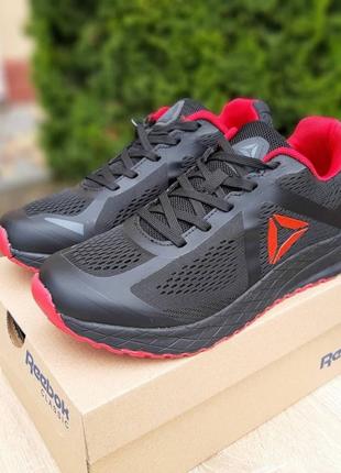Reebok harmony road 3 чорні з червоним