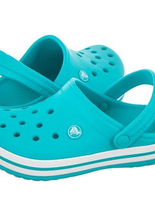 Сабо crocs crocband clog. оригинал. новые. м5/w7,