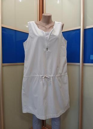 Легкое платье-туника из натуральной ткани