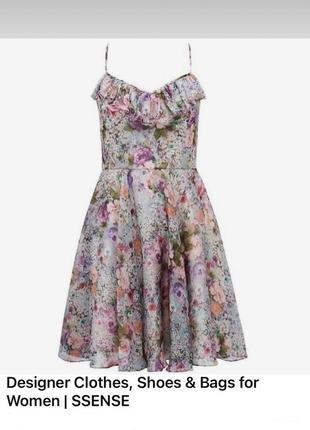 Платье шелковое / платье из натурального шелка / цветочное шелковое платье