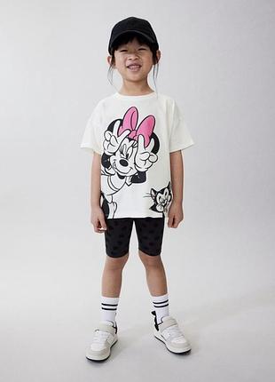 Костюм комплект набор футболка и шорты велосипедки из микки минные маус h&amp;m