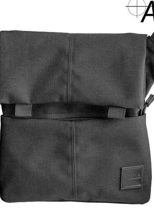 Синтетична сумка плечова з кобурою a-line а39, чорна