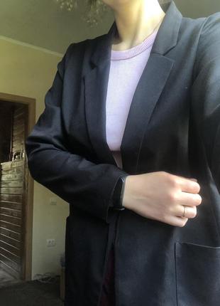 Пиджак черный женский h&amp;m
