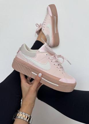 Жіночі кросівки nike court legacy  pink