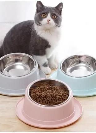 Миски для кошачьего корма, поднятые миски для кошек и собак поднята на 15° 20,5 см