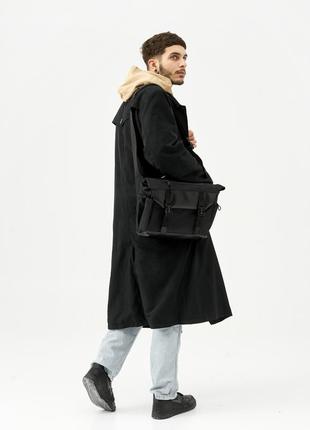 Чоловіча сумка sambag dart для ноутбука чорна3 фото