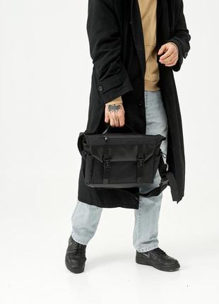 Чоловіча сумка sambag dart для ноутбука чорна