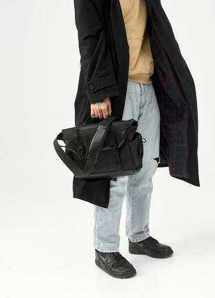 Чоловіча сумка sambag dart для ноутбука чорна4 фото