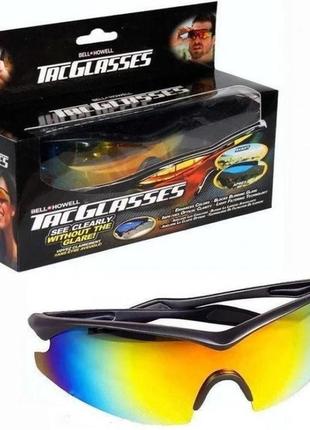 Солнцезащитные поляризованные антибликовые глазки tac glasses 7808
