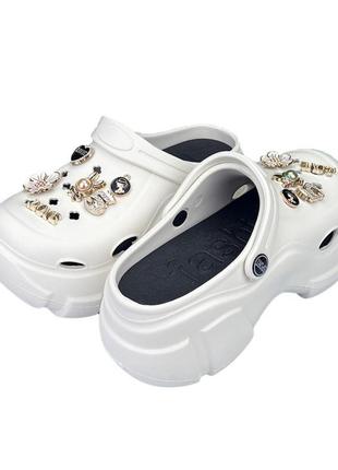 Кроксы на платформе 36-413 фото