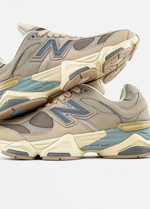 Мужские кроссовки new balance 9060 ivory cream pink sand 42-43-44-45