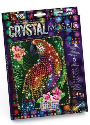Набір для креативної творчості "crystal mosaic", "попугай"