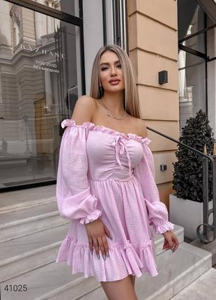 Літня сукня ліхтарик у кольорах ❤️8 фото