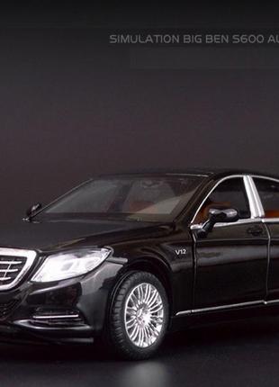 Модель mercedes maybach s600 із сплаву преміум класу 1:32