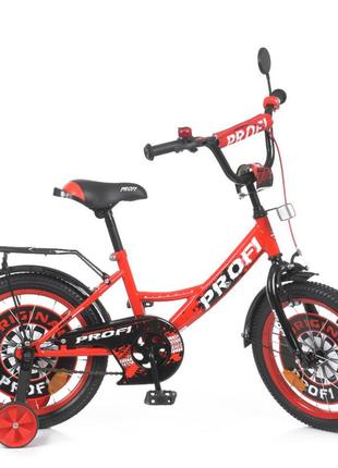 Велосипед детский prof1 y1846-1 18 дюймов, красный