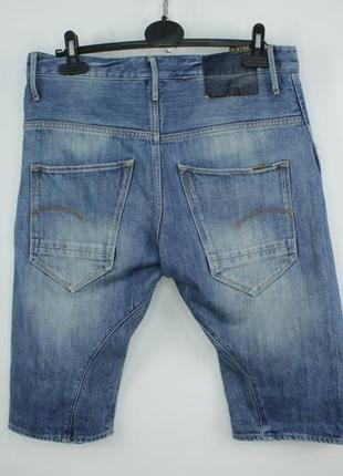 Крутые джинсовые шорты g-star raw arc 3d loose tapered 1/2 denim shorts,