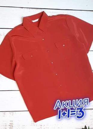 1+1=3 стильная рубашка блуза berkertex, размер 52 - 54