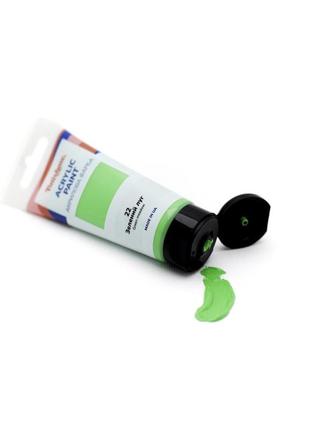 Акрилова фарба глянсова зелений луг brushme tba60022 60 мл